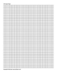 1/2 Inch Graph Paper Printable Free Pdf - Printable We Love Printables