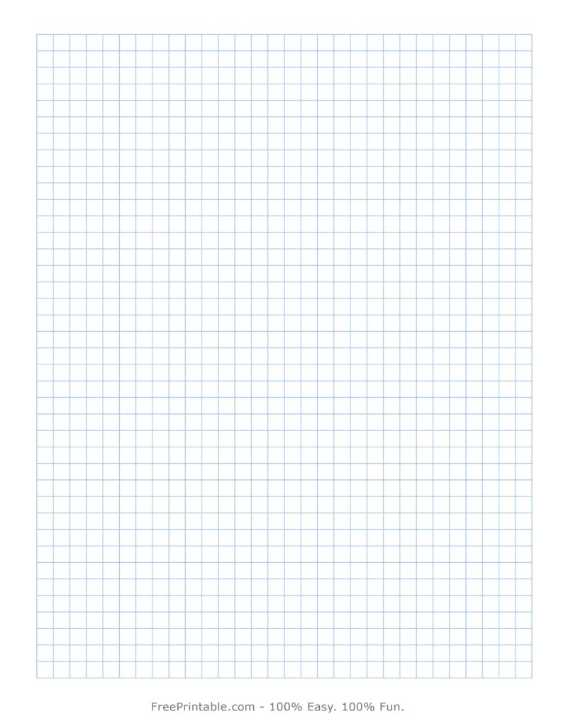 1 4 Graph Paper Free Printable