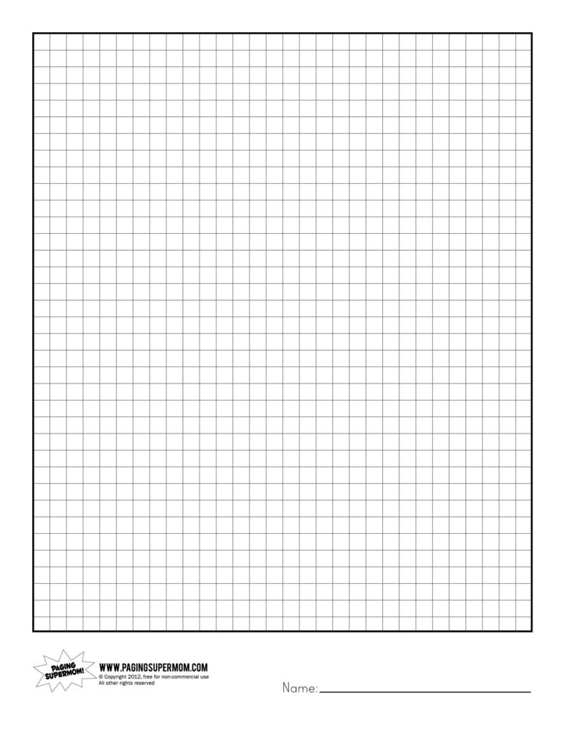 1 4 Inch Grid Paper Printable