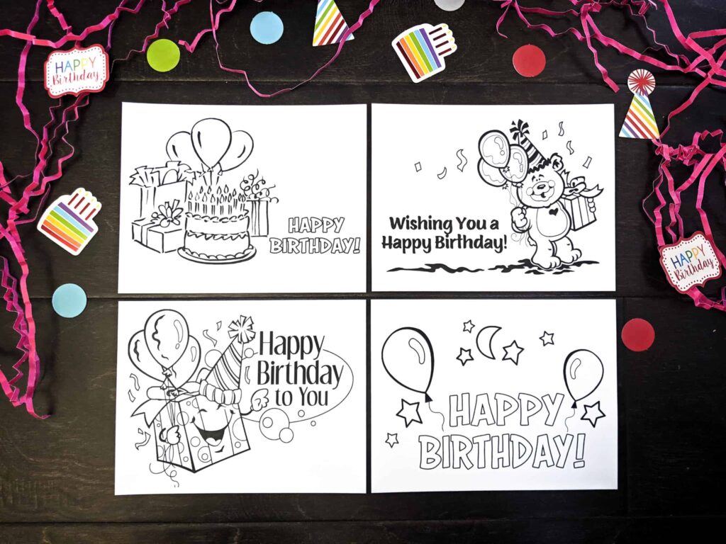 10 The Best Printable Birthday Cards For Kids