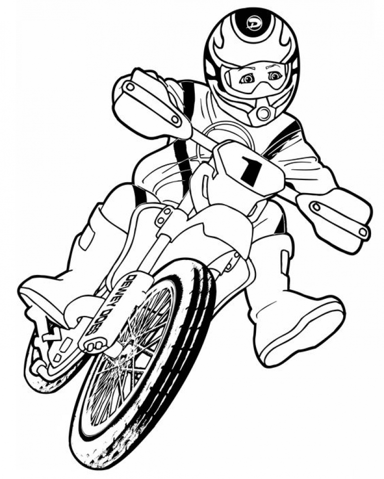 20 Free Printable Dirt Bike Coloring Pages EverFreeColoring