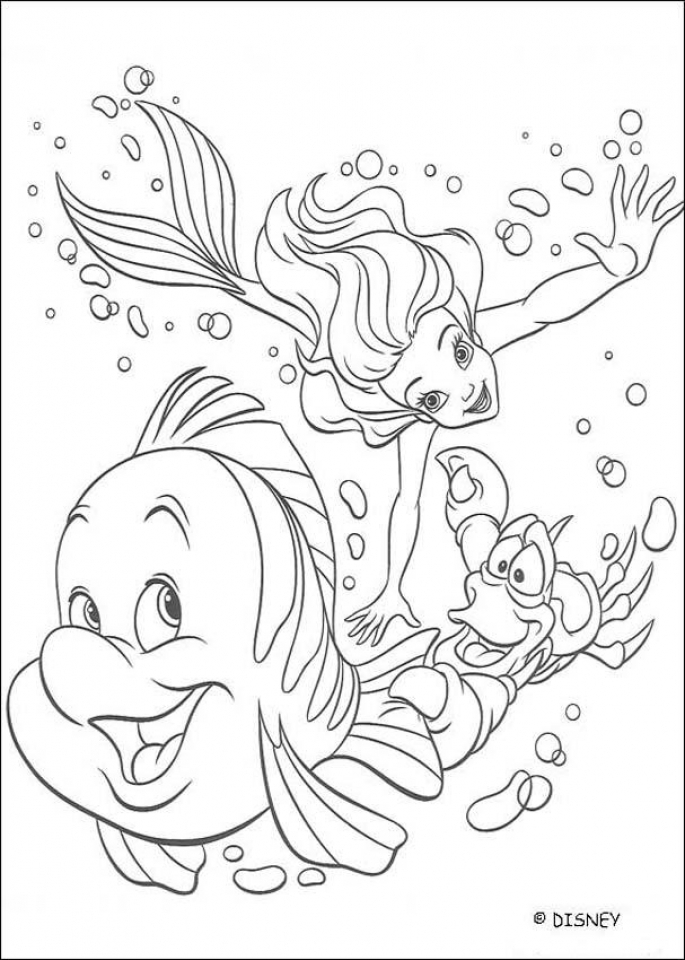 20 Free Printable Little Mermaid Coloring Pages EverFreeColoring