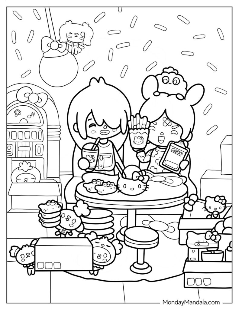 24 Toca Boca Coloring Pages Free PDF Printables