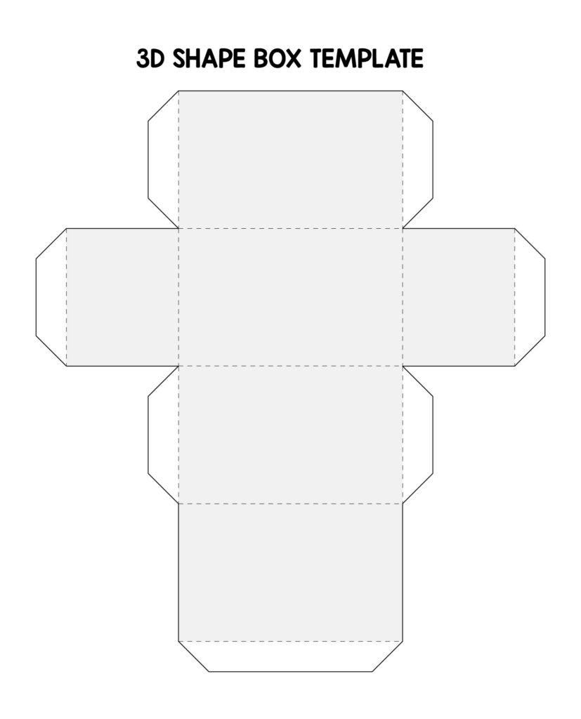 3D Box Templates 10 Free PDF Printables Printablee