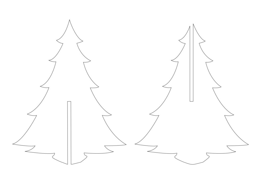 3D Christmas Tree Templates 15 Free PDF Printables Printablee