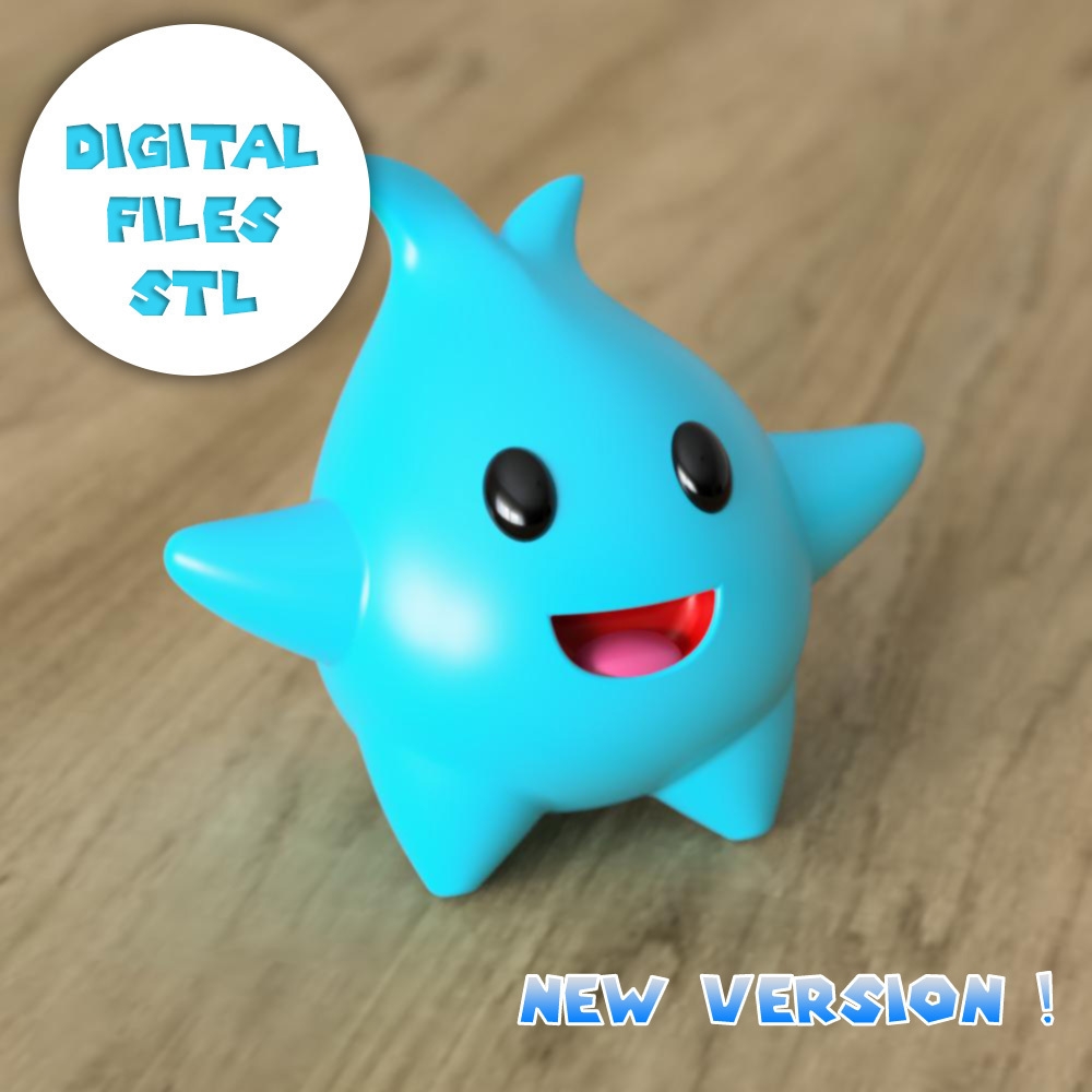 3D File Lumalee From The Movie The Super Mario Bros 3D Print Model To