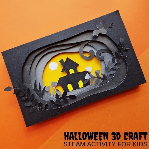 3D Halloween Papercraft Free Printable Little Bins For Little Hands