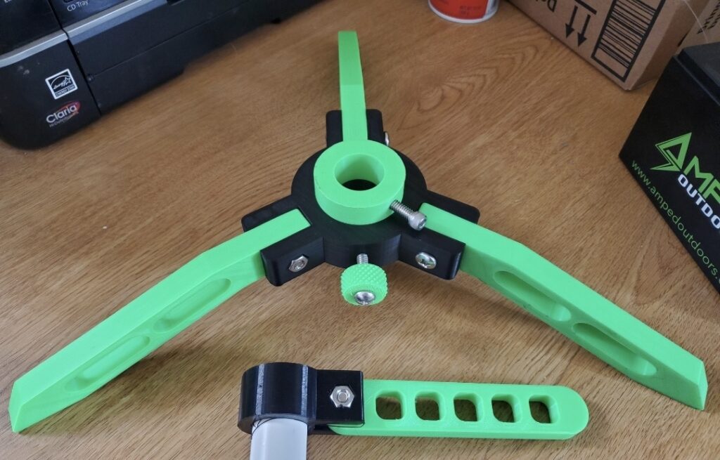3D Print Garmin Livescope Ice Mount Tripod Made With CrealityEnder 3 