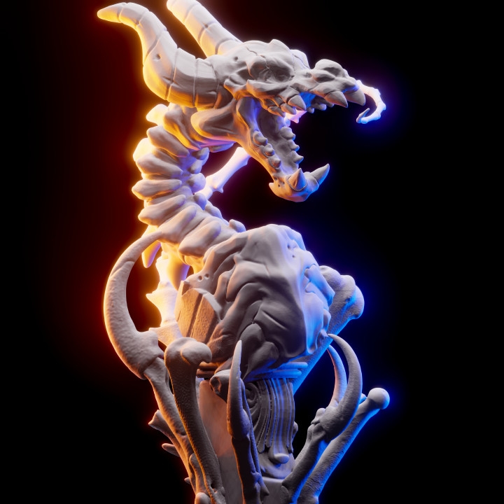 3D Printable Bone Dragon By Nafarrate Designs