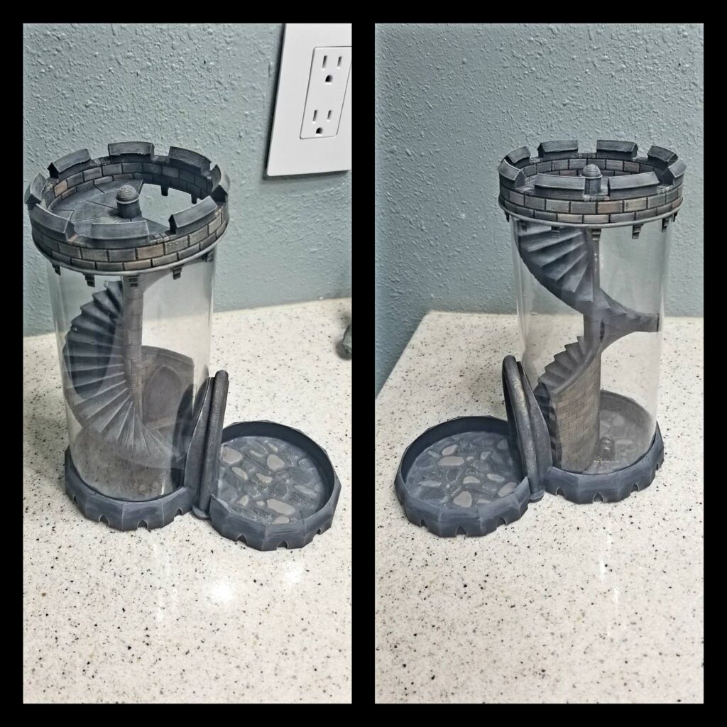 3d Printable Dice Tower Printable Templates