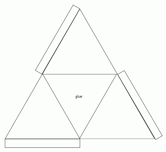 3d Triangle Templates Printable Shapes Triangle Template Shape