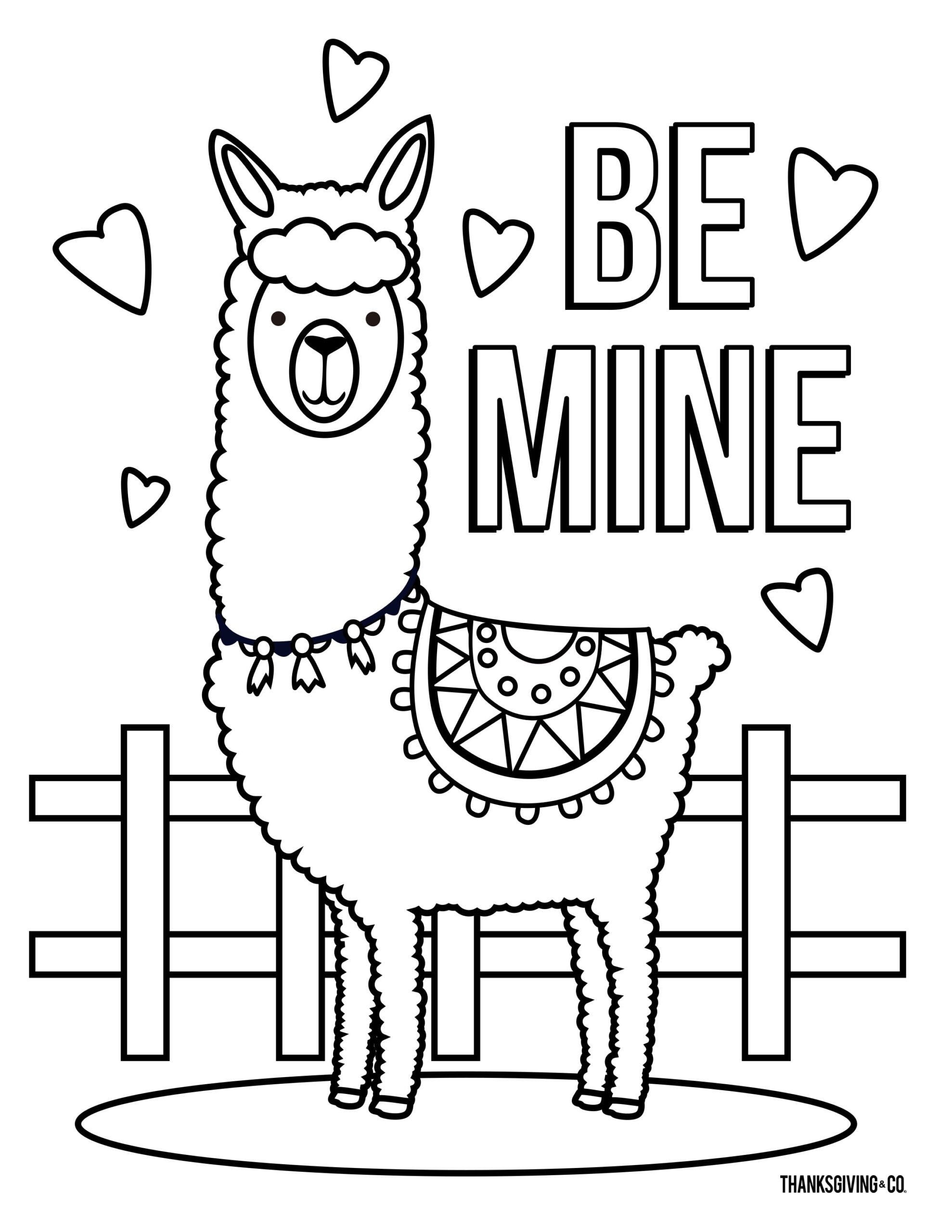 4 Free Valentine s Day Coloring Pages For Kids