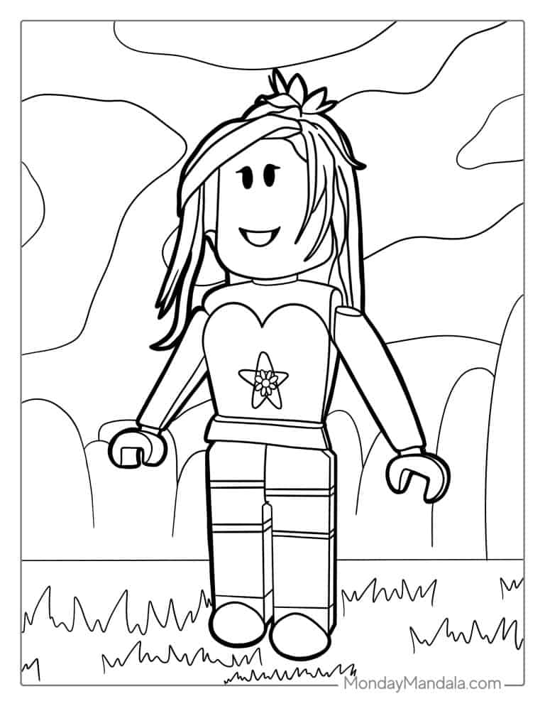 40 Roblox Coloring Pages Free PDF Printables