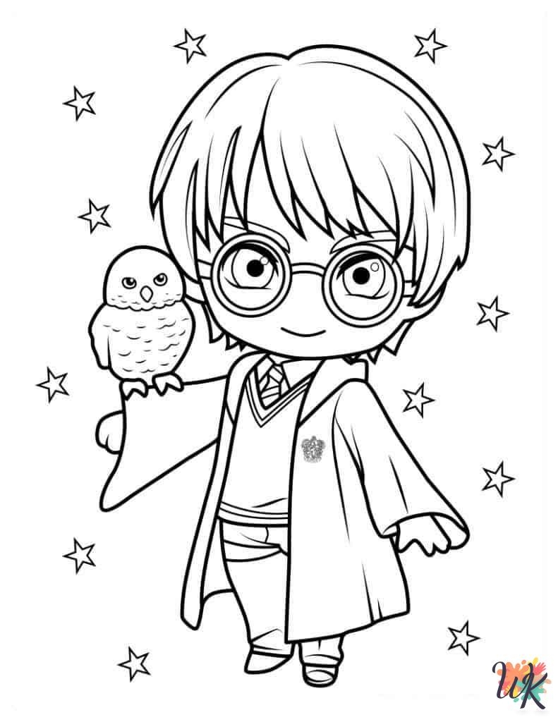 44 Harry Potter Coloring Pages For Kids ColoringPagesWK