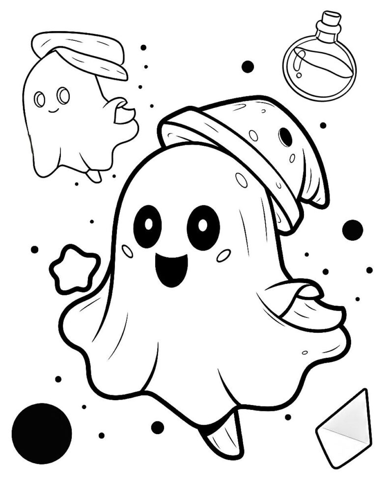 47 Spooky Halloween Coloring Pages For Kids And Adults