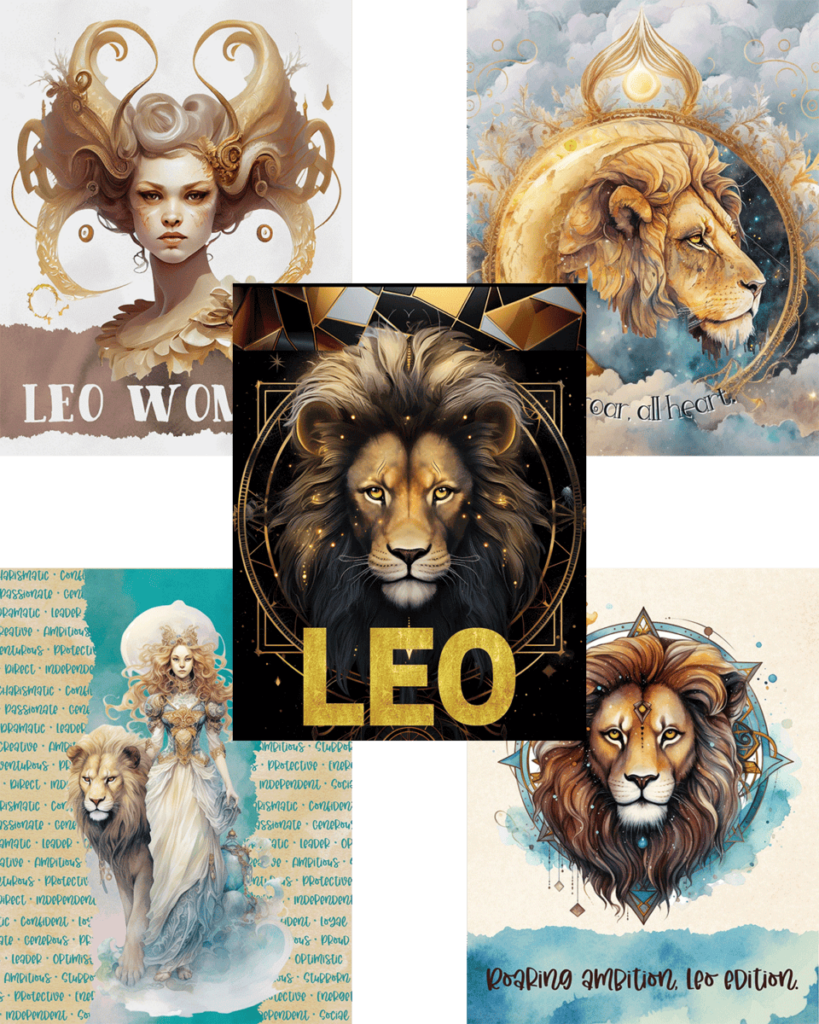 5 Leo Planner Covers Or Dashboards Free Printable