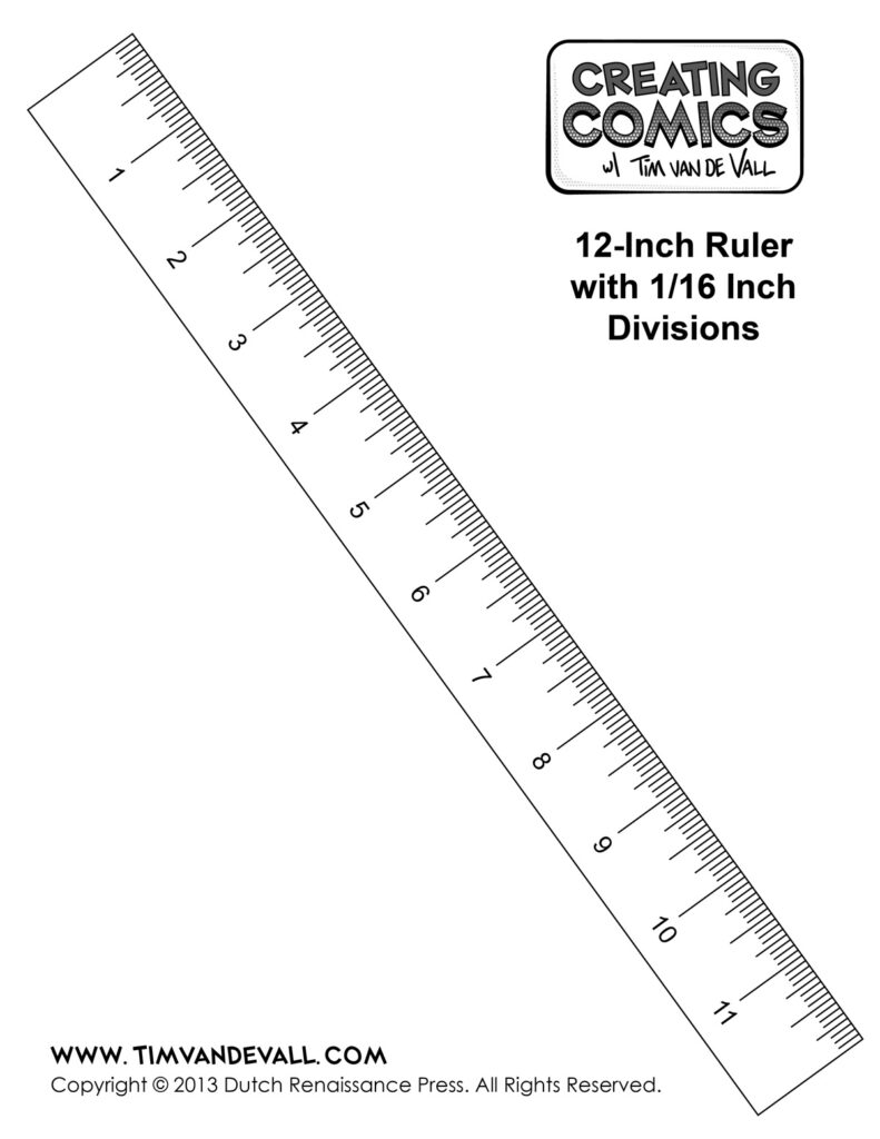 6 Inch Ruler Actual Size Printable