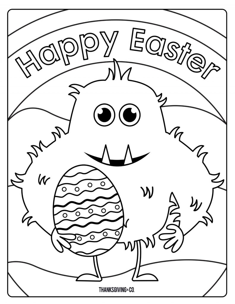 8 Free Printable Easter Coloring Pages Your Kids Will Love