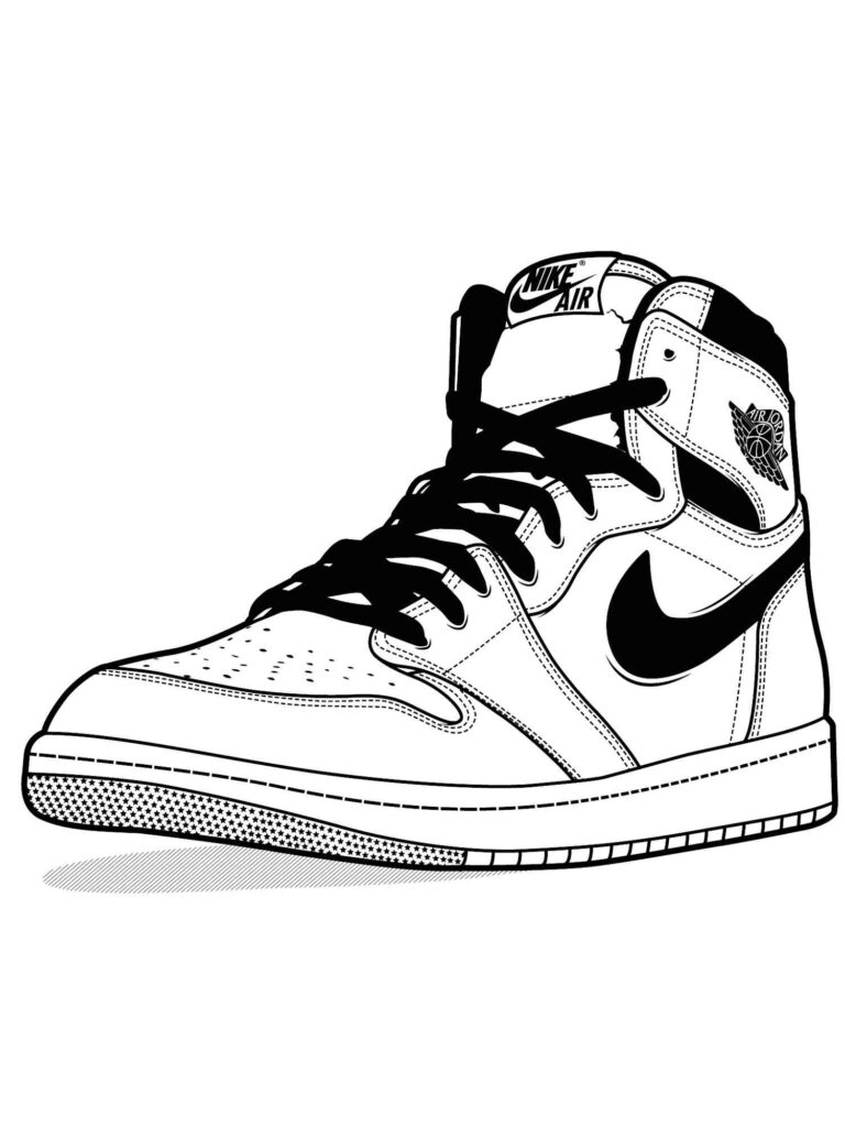 Air Jordan Coloring Pages