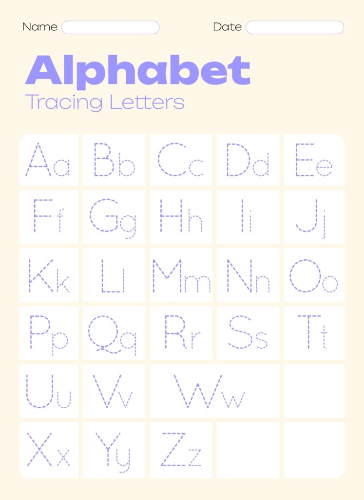 Alphabet Tracing Letters 20 Free PDF Printables Printablee