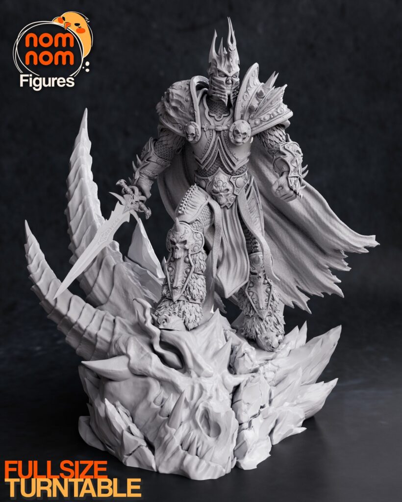 Arthas World Of Warcraft 3D Model 3D Printable CGTrader