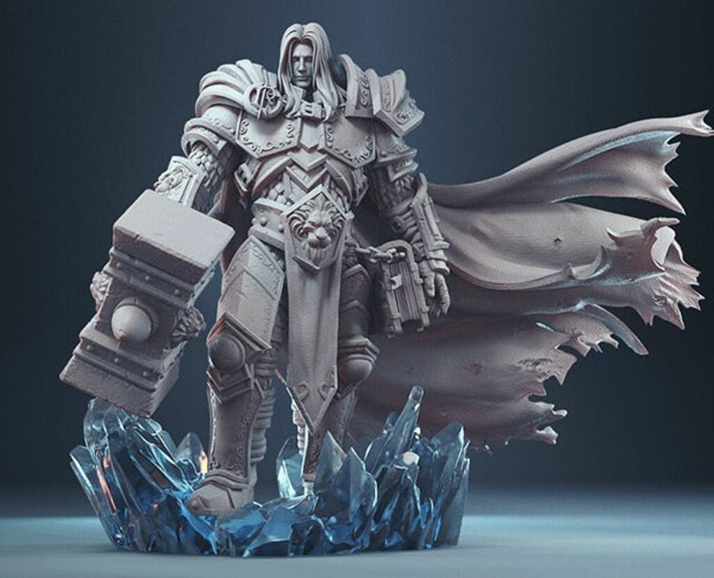 Arthas World Of Warcraft STL 3d Print Model Etsy