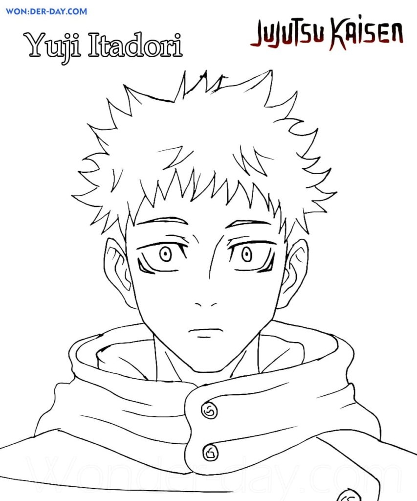 Ausmalbilder Jujutsu Kaisen