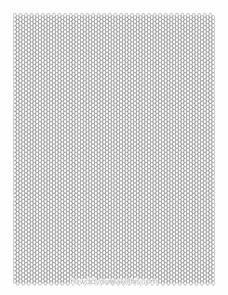 Bead Graph Paper Printable