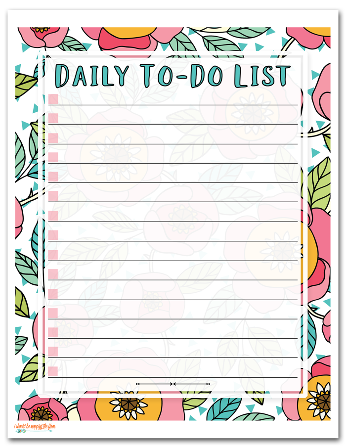 Best Home Tips And Tricks Free Printable To Do List