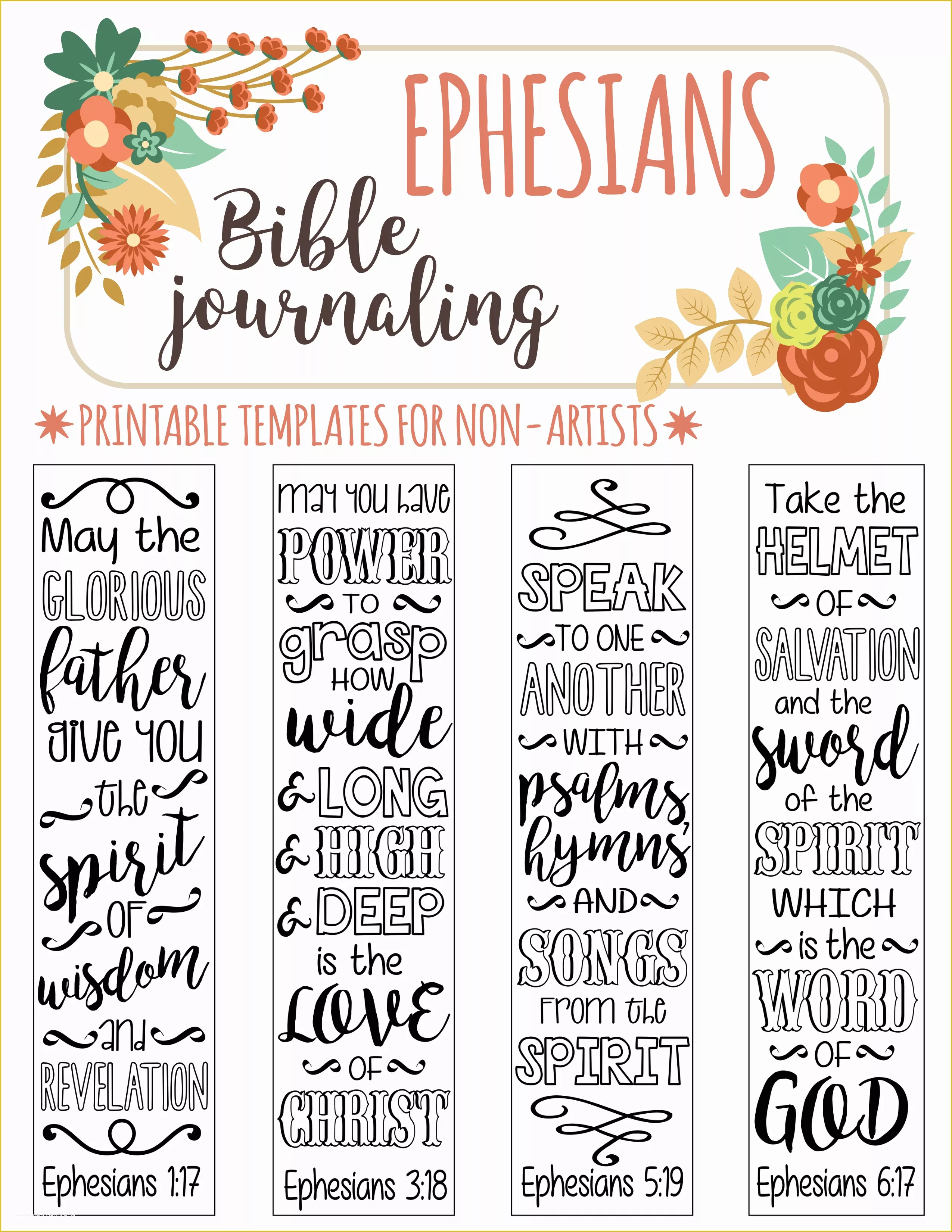 Bible Journaling Printables