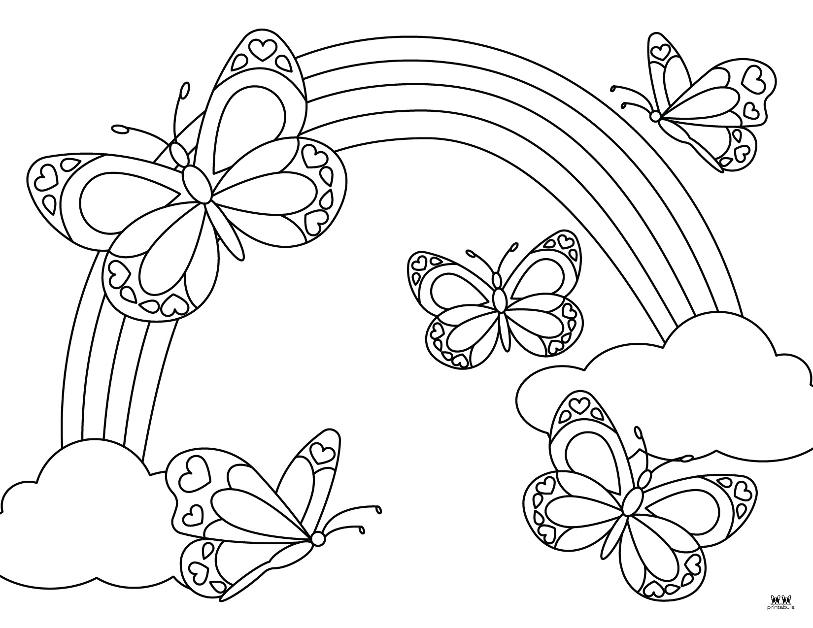 Butterfly Coloring Pages 50 FREE Pages Printabulls