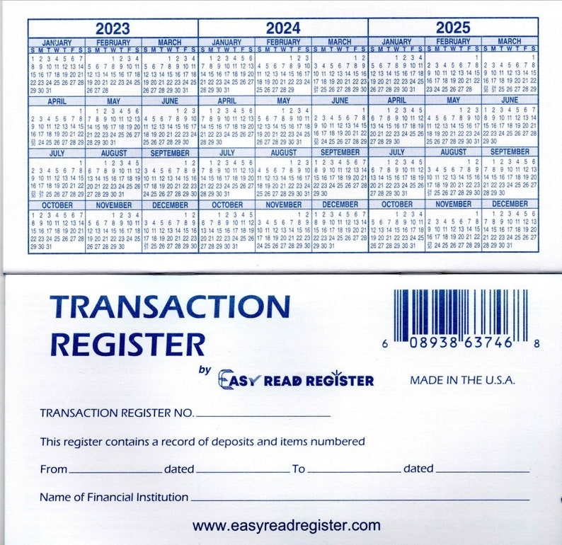 Checkbook Calendars An Essential Tool For Financial Planning In 2025