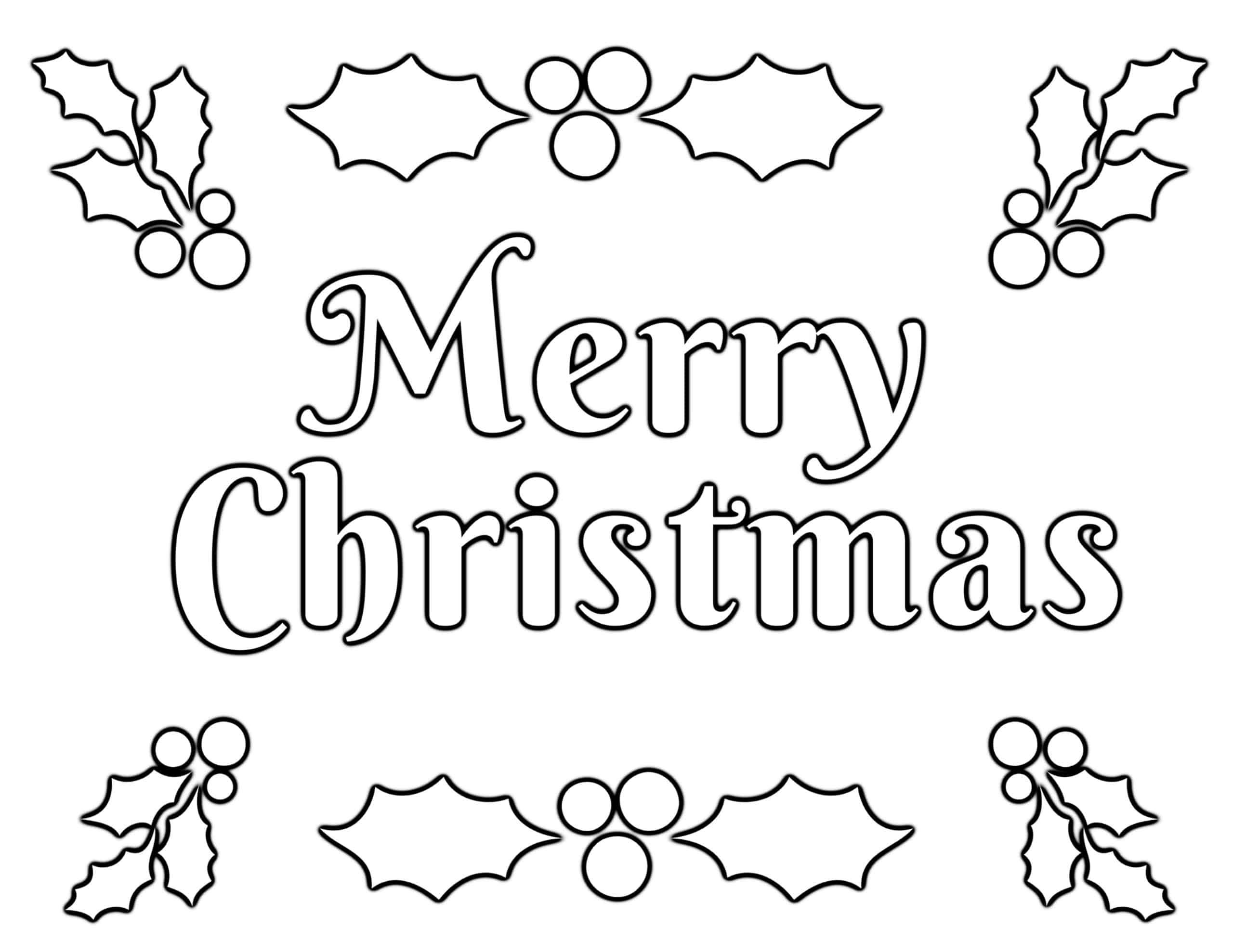 Christmas Coloring Pages For Kids 100 FREE Easy Printable PDF