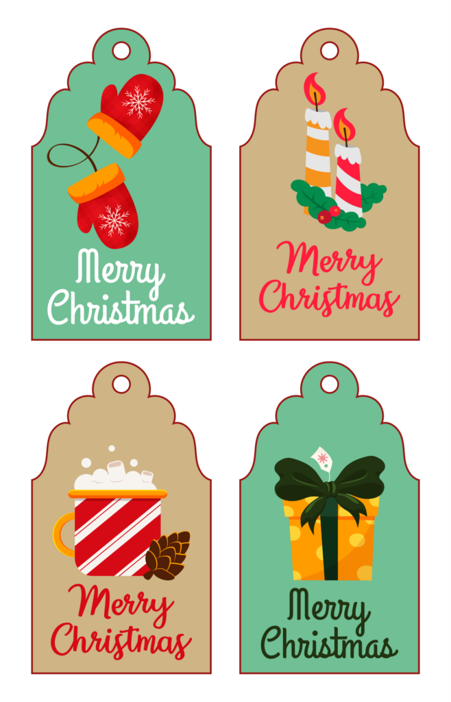 Christmas Present Tags 10 Free PDF Printables Printablee