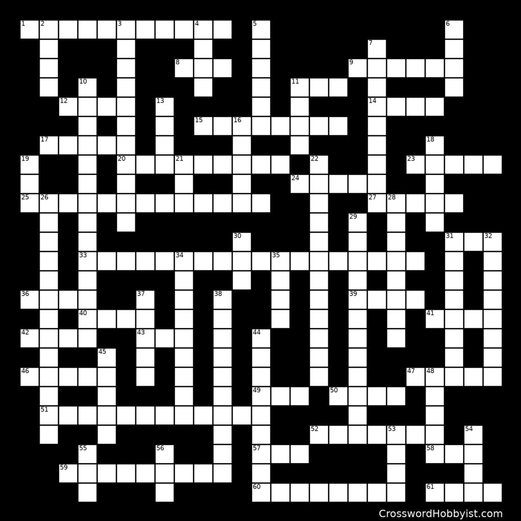 Clueless Crossword Puzzle