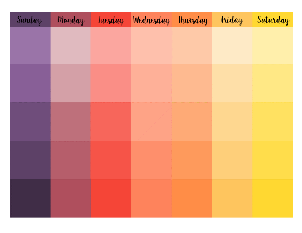 Color Schemes For Google Calendar Printable Calendars AT A GLANCE