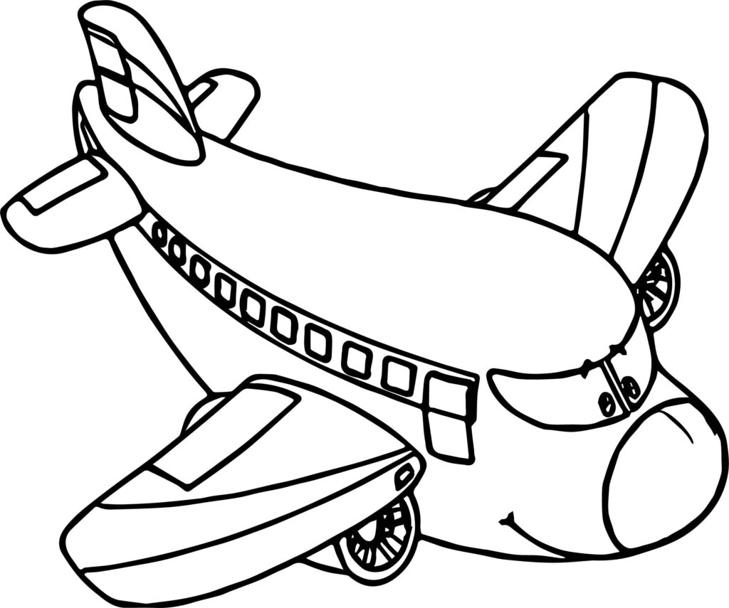 Coloring Pages Of Airplanes For Kids