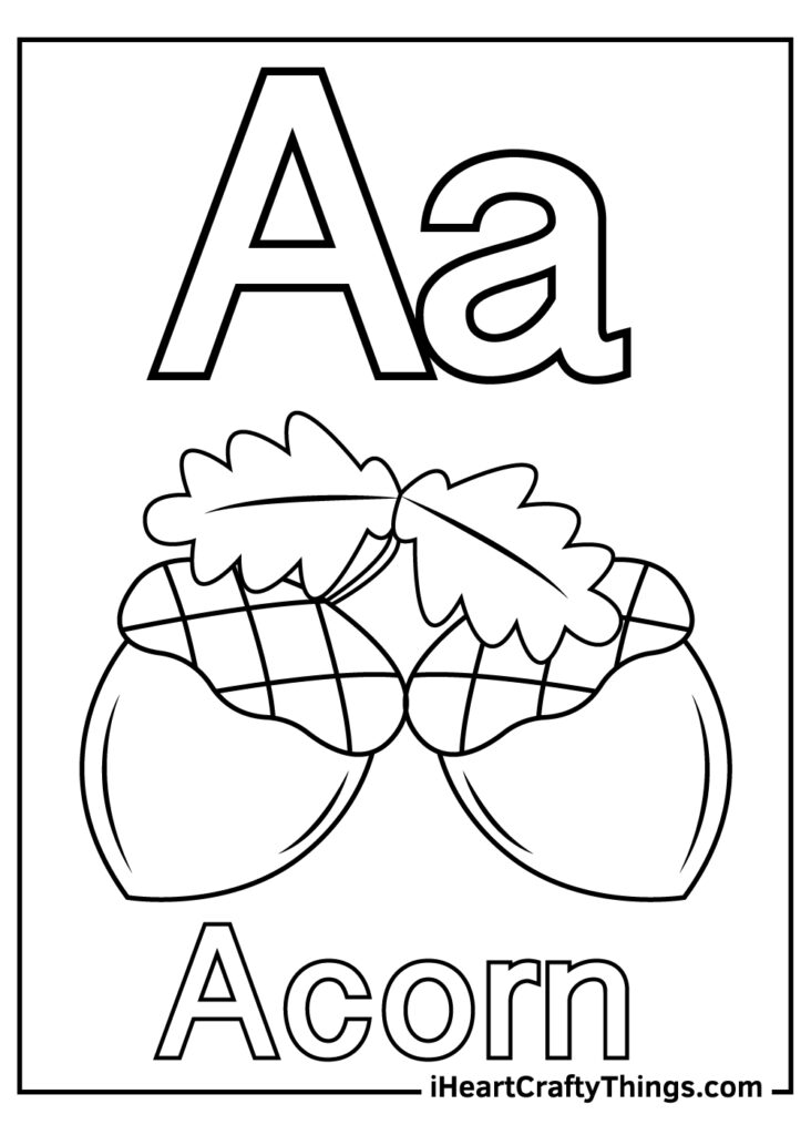 Coloring Pages Of Letter A