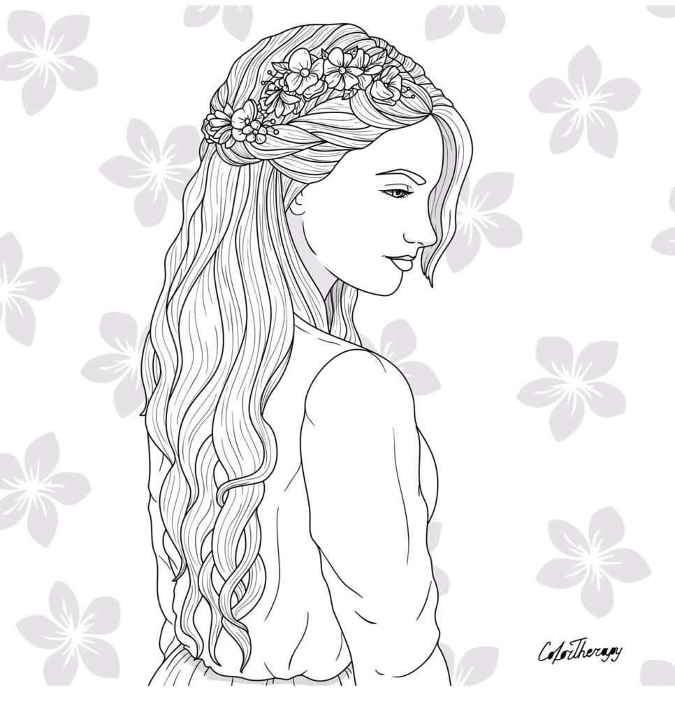 Coloring Pages Of People Coloring Print