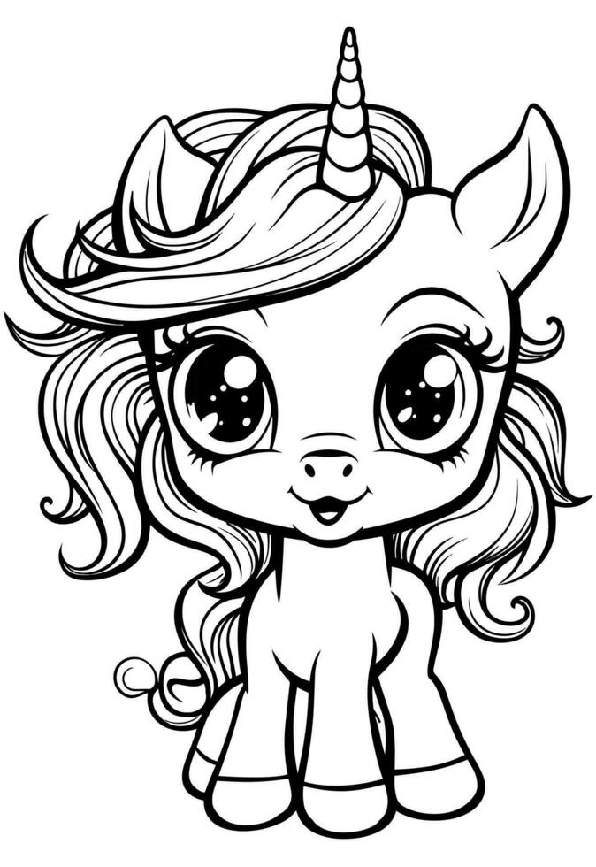 Coloring Pages Of Unicorn
