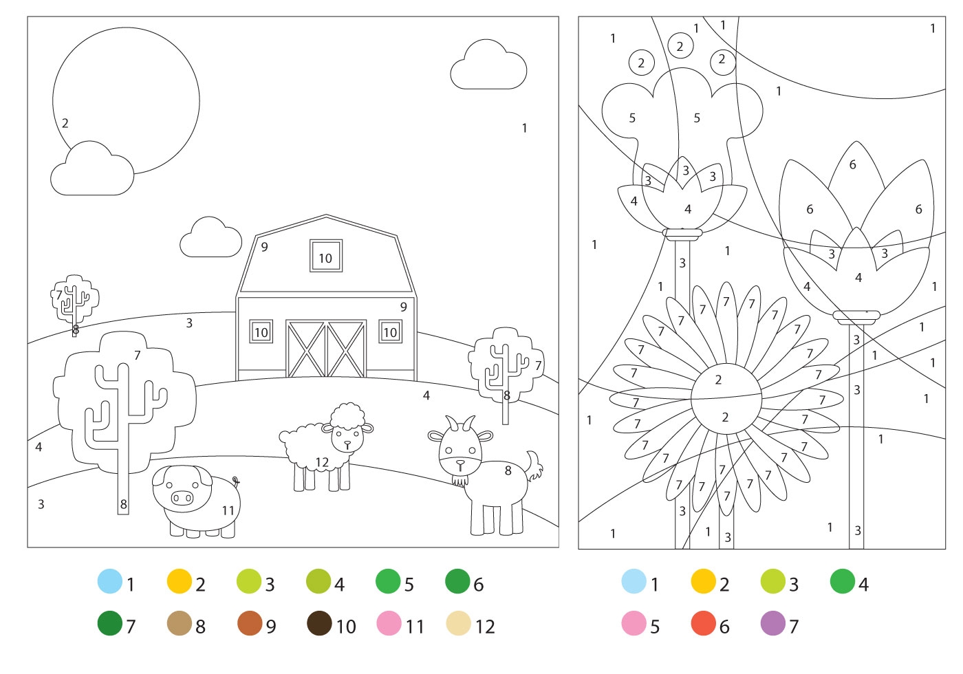 Coloring Pages Printable With Guide