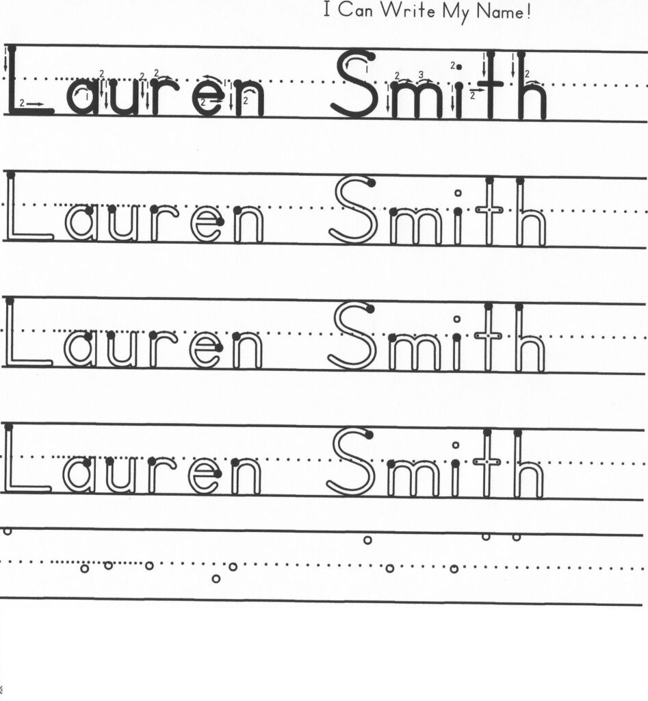 Create Printables Name Tracing Practice