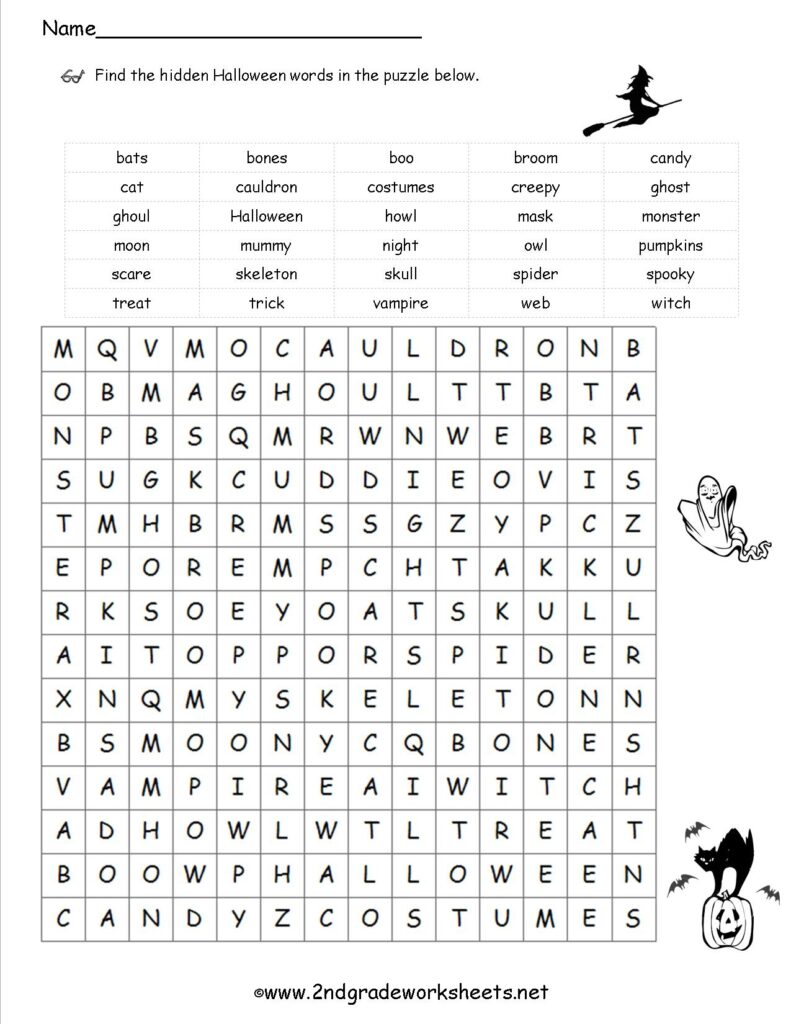 Crossword Puzzles For Grade 2 Printable