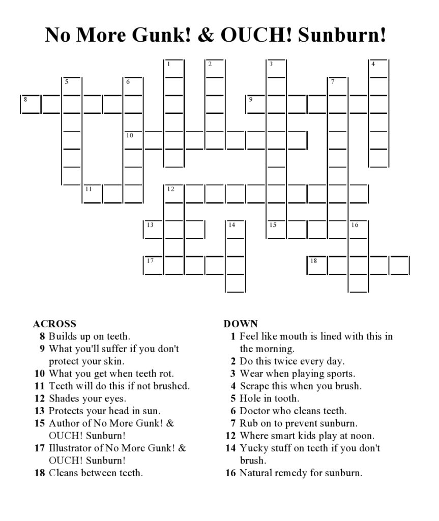 Crossword Puzzles Printable For Teens Printable World Holiday