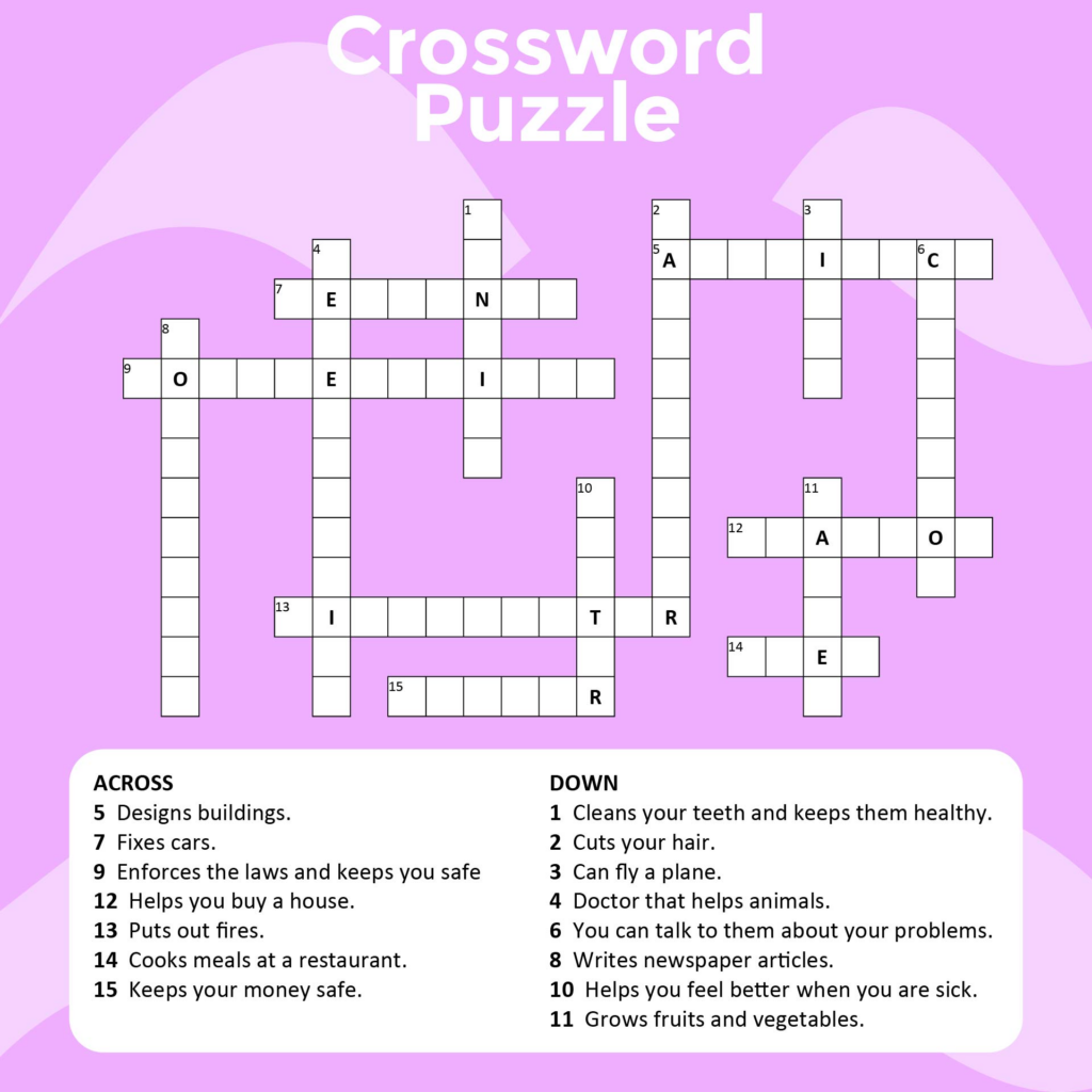 Crosswords For Adults 13 Free PDF Printables Printablee