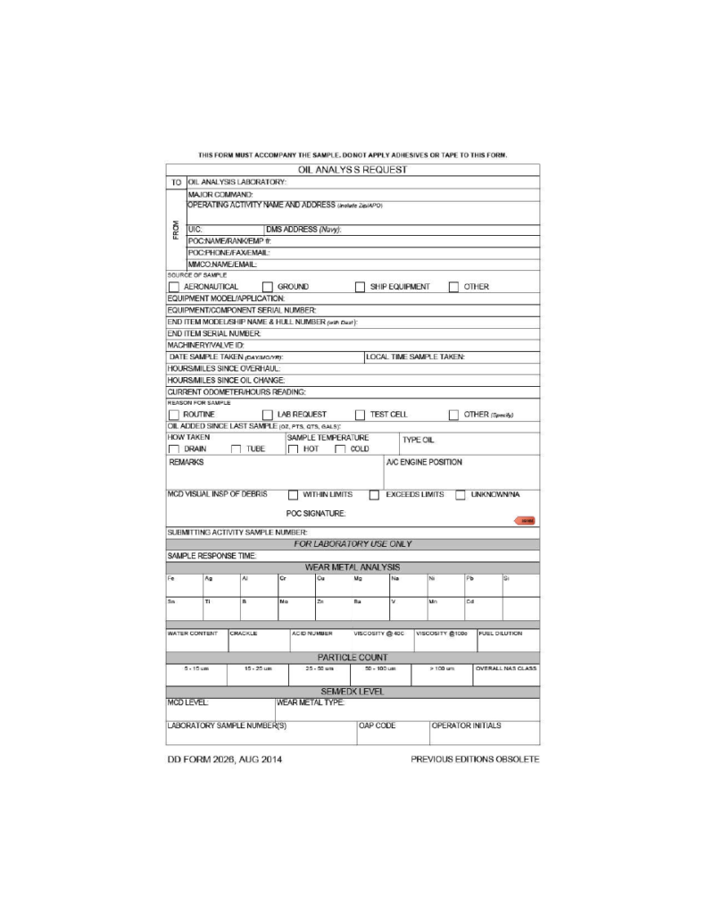 DD Form 2026 Fill Out Sign Online And Download Fillable PDF 