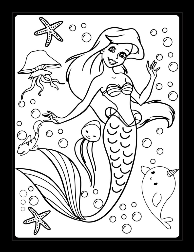 Details 81 Best Coloring Pages Mermaid 100 Free Printables Shill Art