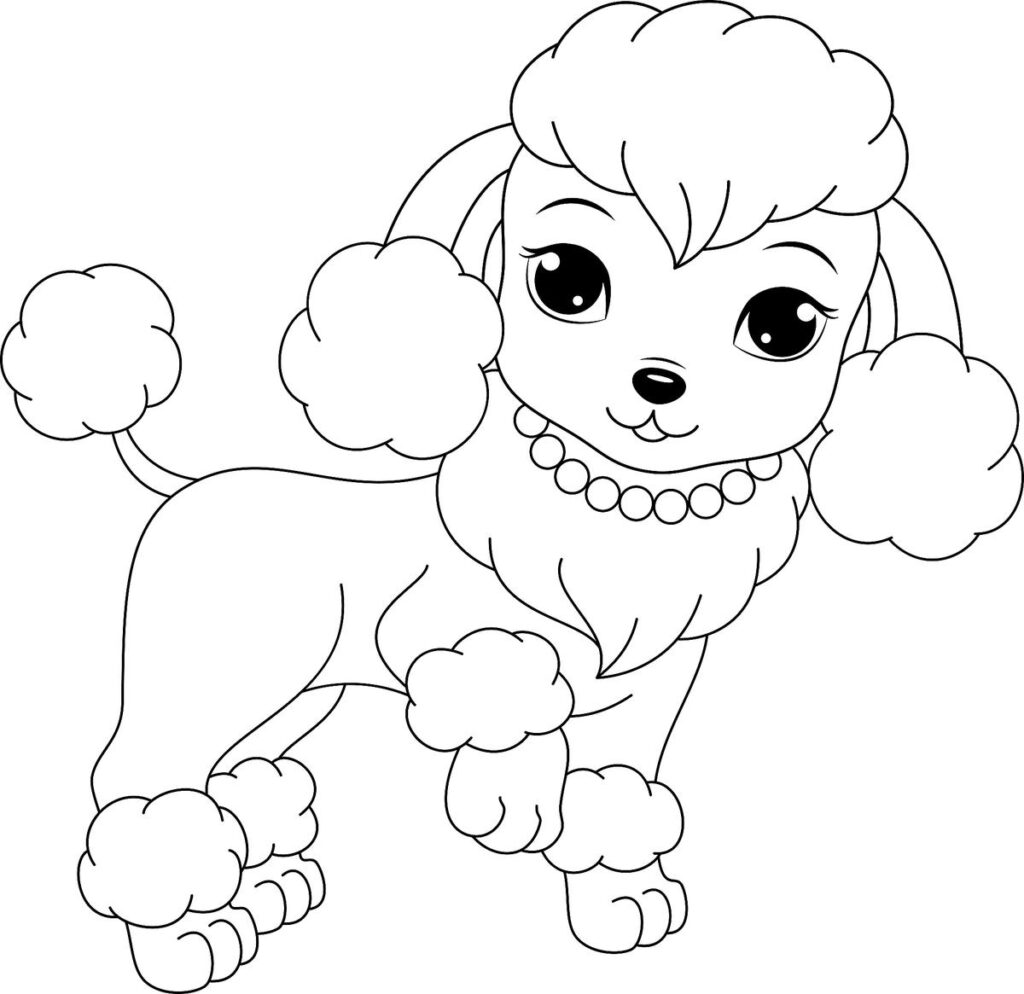 Dog Printable Coloring Pages