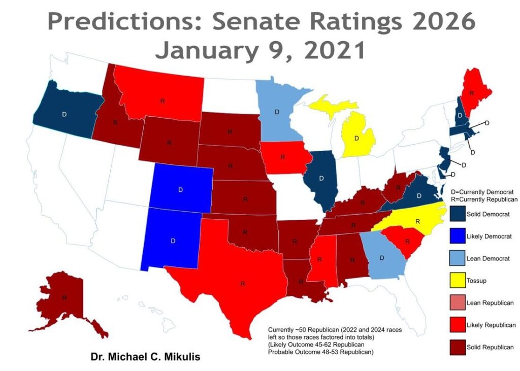 Dr Mike s Election Forecasts Trust Me I m A Doctor Senate 2026