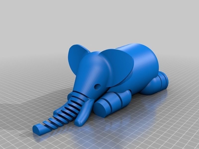 Elephant Free 3D Model 3D Printable STL CGTrader